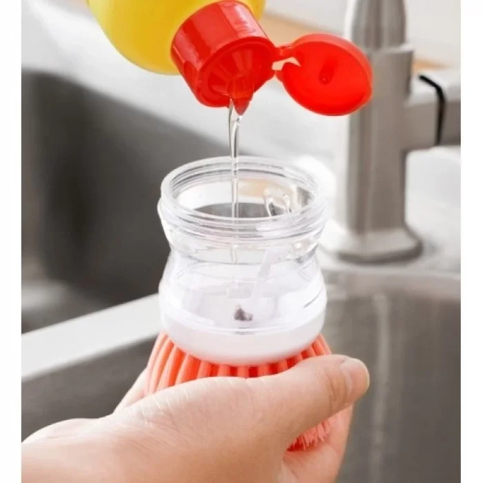 BUĞZ Deterjan Hazneli Bulaşık Yıkama Fırçası