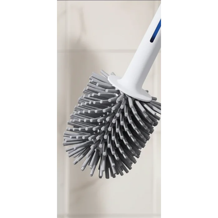 BUĞZ Deterjan Hazneli Silikon Tuvalet Fırçası Temizlik Seti