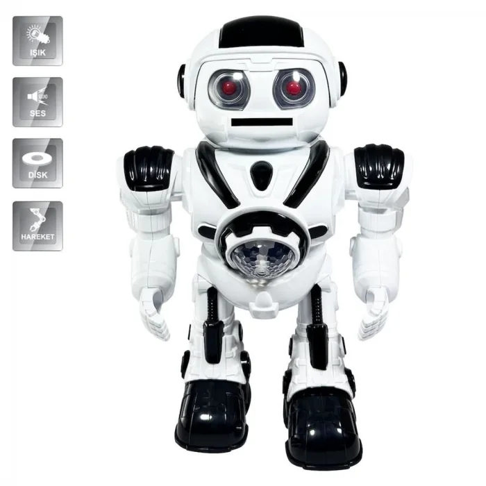  DF-6022 IŞIKLI VE MÜZİKLİ DİSK ATAN UZAYLI ROBOT