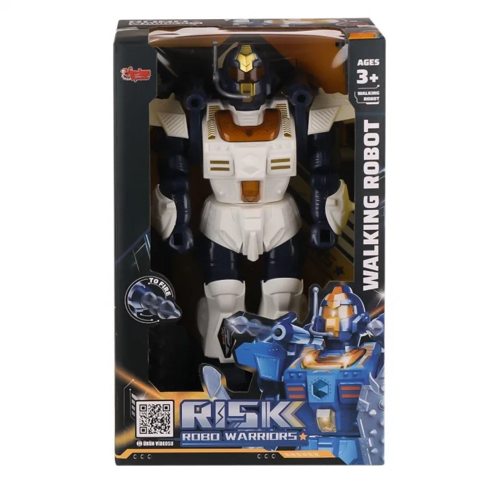  DF-6051 Işıklı ve Müzikli Roket Atan Robot- Vardem Oyuncak