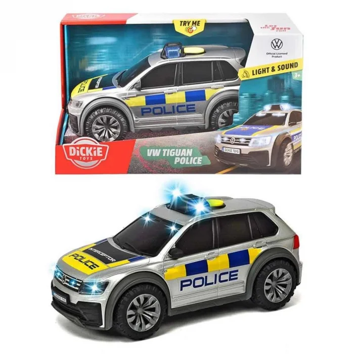 BUĞZ Dickie Işıklı ve Sesli VW Tiguan Polis Arabası