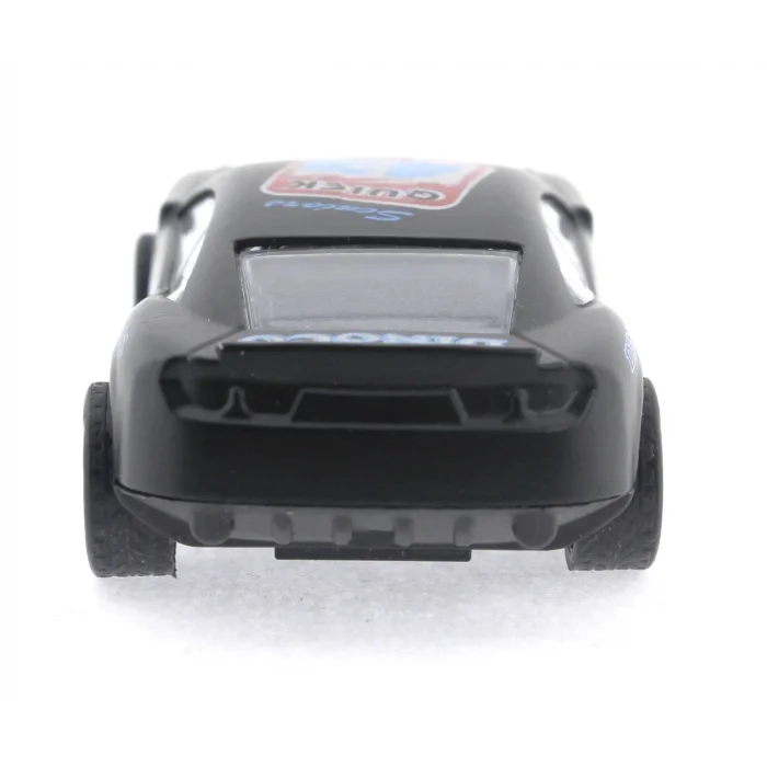  Die Cast Çek Bırak Metal Siyah Yarış Arabası 43