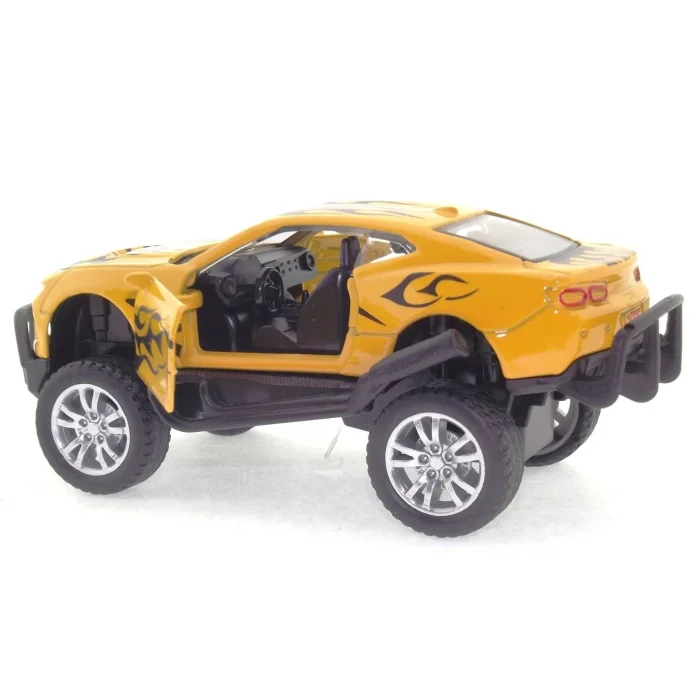  Die Cast Çek Bırak Sarı Arazi Aracı