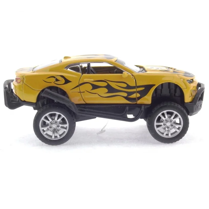  Die Cast Çek Bırak Sarı Arazi Aracı