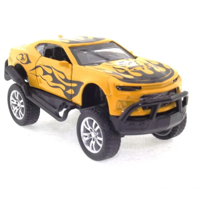  Die Cast Çek Bırak Sarı Arazi Aracı
