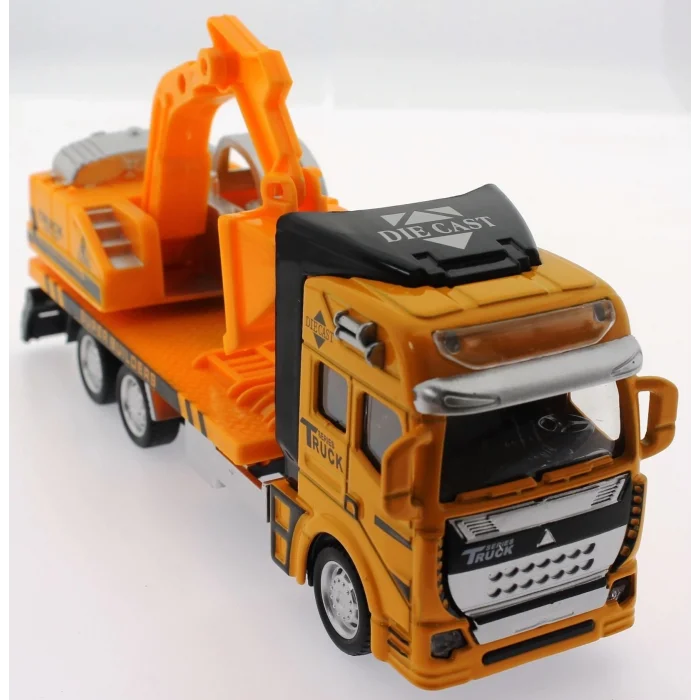  Die Cast Çek Bırak Sarı Kepçe