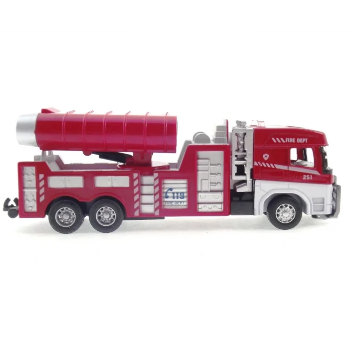  Die Cast Model Çek Bırak Duman Emici İtfaiye Kamyonu