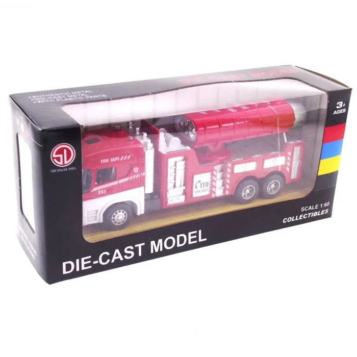  Die Cast Model Çek Bırak Duman Emici İtfaiye Kamyonu