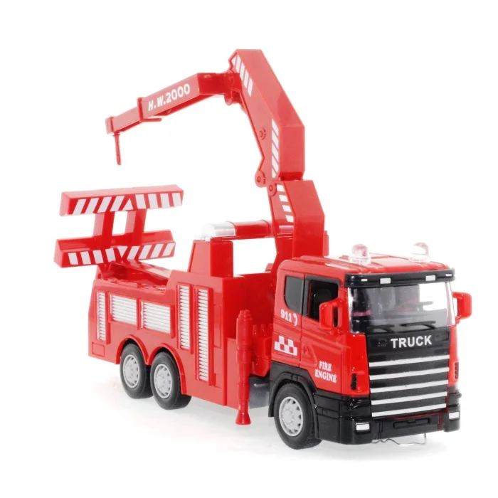  Die Cast Sürtmeli Vinçli Kurtarıcı İtfaiye Aracı