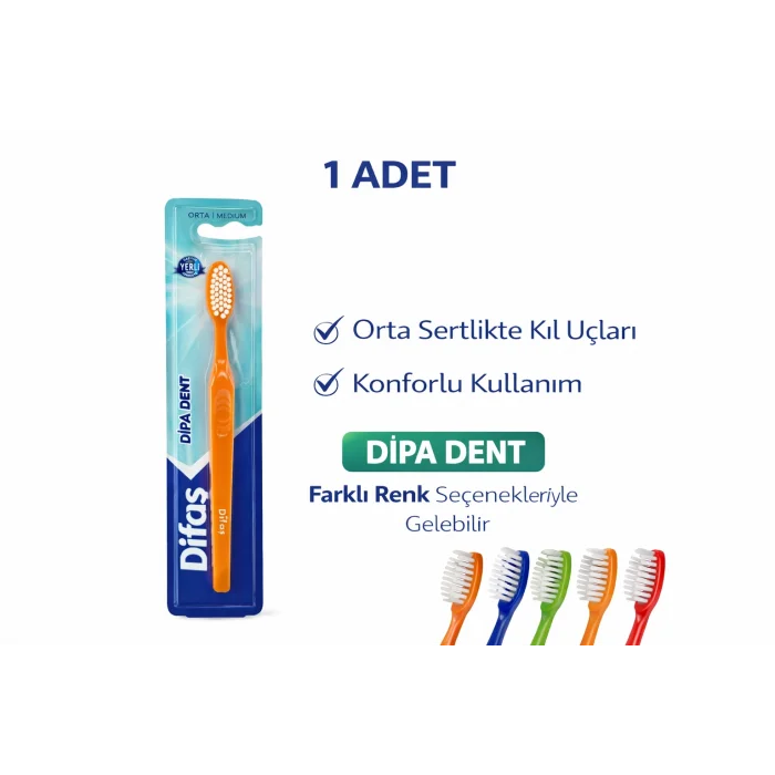 BUĞZ Difas Dipa Dent Medium Diş Fırçası Orta Sert 1 ADET