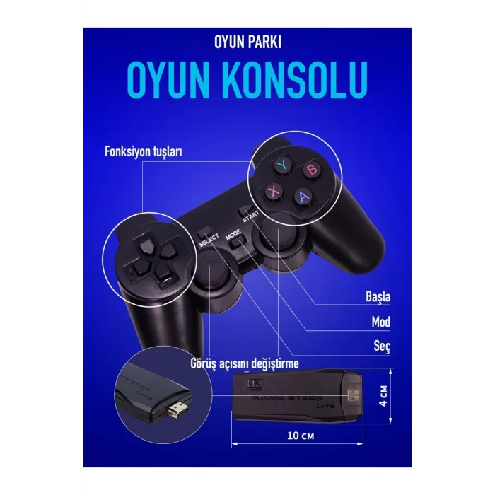 BUĞZ Diğer Oyun Konsolları - Renk: Siyah, Bluetooth, Özellik: Kumandalı | Teknik Özellikleri ve Kullanım