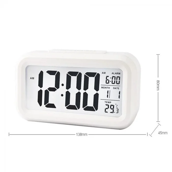 BUĞZ Dijital Alarmlı Masa Saati