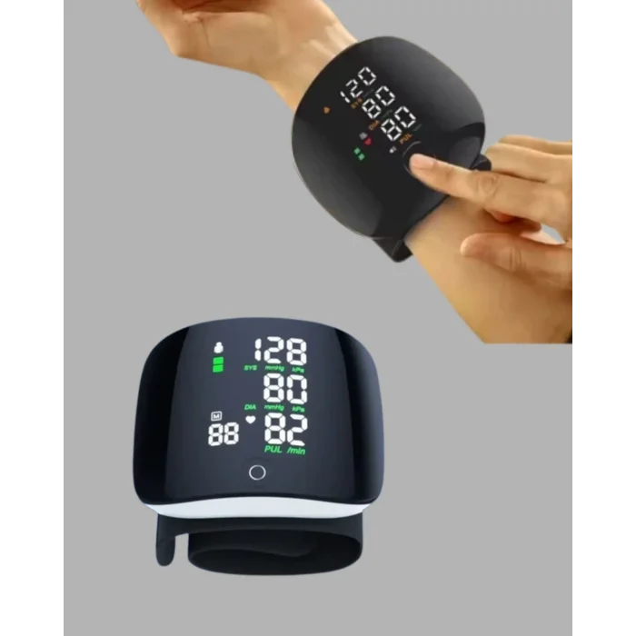 BUĞZ Dijital Bilek Tansiyon Aleti – Çift Kullanıcı Hafızalı, Aritmi Uyarılı ve Otomatik Kapanmalı