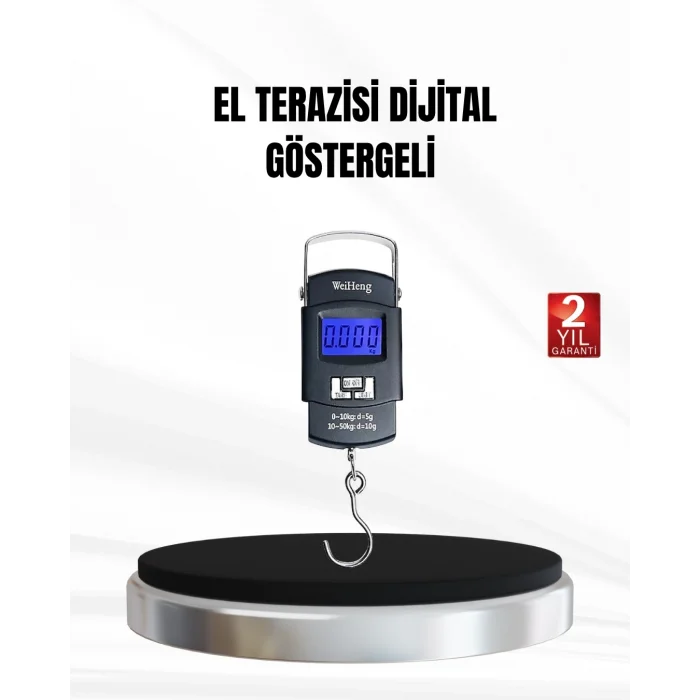 BUĞZ Dijital El Terazisi – Hassas Bavul Tartısı, Gülen Yüz Tasarımlı