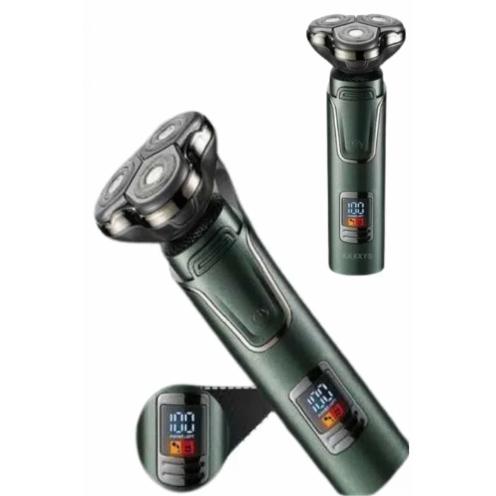 BUĞZ Dijital Göstergeli 3 Başlıklı Tıraş Makinesi Islak Kuru Lazer Öncesi Günlük