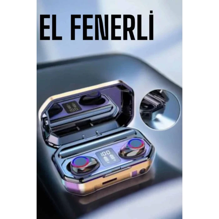  Dijital Göstergeli Bluetooth Bağlantılı Kulaklık Dokunmatik Kontrol