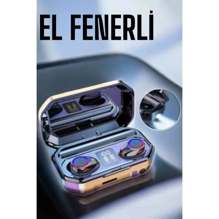 BUĞZ Dijital Göstergeli Bluetooth Bağlantılı Kulaklık Dokunmatik Kontrol - BUĞZ