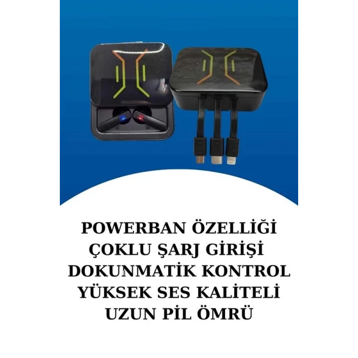  Dijital Göstergeli Bluetooth Kulaklık ve Bildirim Görebilen Akıllı Saat Alarm ve Titreşim