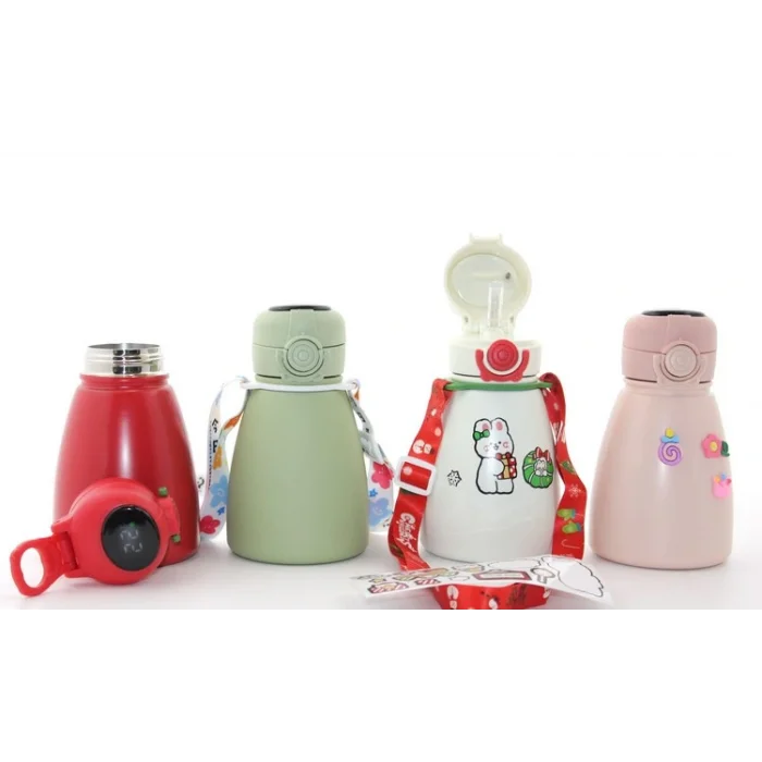 BUĞZ Dijital Göstergeli Çift Katmanlı Termos Suluk 500 Ml