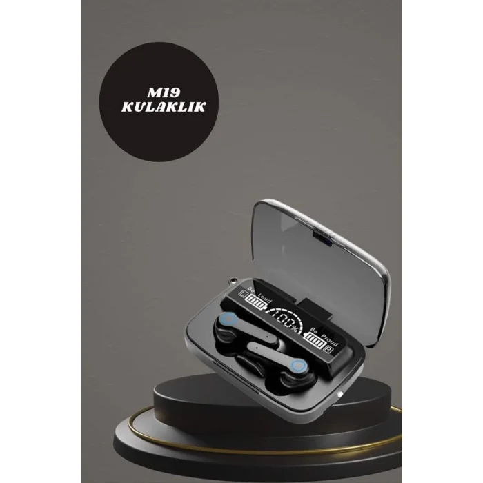  Dijital Göstergeli Powerbank Kulaklık ve 7 Kordonlu Yeni Nesil Akıllı Saat Amoled Ekran