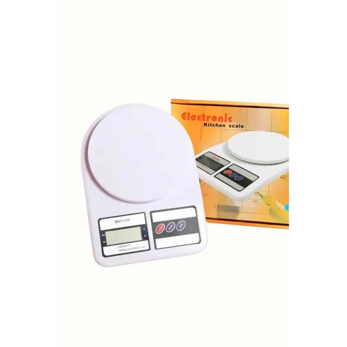 BUĞZ Dijital Hassas 10 Kg Mutfak terazisi tartısı LCD Ekran Mutfak Tartısı - BUĞZ