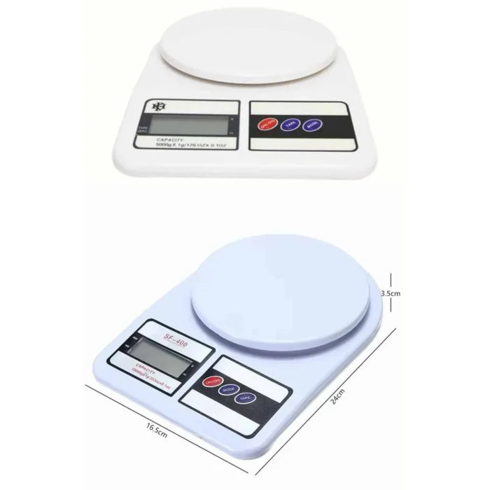 BUĞZ Dijital Hassas 10 Kg Mutfak terazisi tartısı LCD Ekran Mutfak Tartısı - BUĞZ