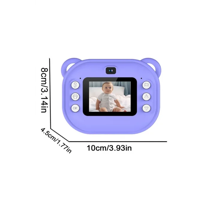 BUĞZ Dijital Video Kayıt Fotoğraf Çocuk Kamerası Anlık Termal Resim Kağıt Baskılı