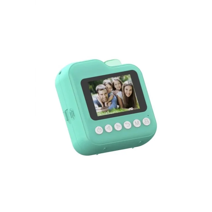 BUĞZ Dijital Video Kayıt Fotoğraf Çocuk Kamerası Anlık Termal Resim Kağıt Baskılı Mavi