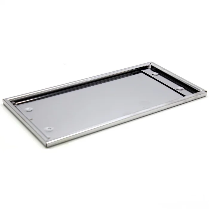 BUĞZ Dikdörtgen Krom Plakalık Araba Plaka Altlığı 30x16cm