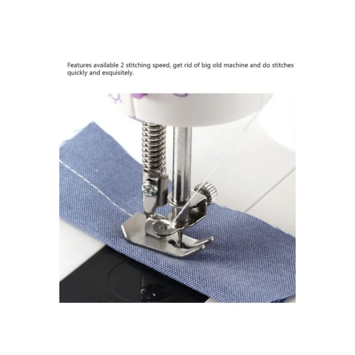 BUĞZ Dikiş Makinesi Sew Whiz Elektrikli Veya Pille Çalışabilen Çift Kademeli Işıklı Mini
