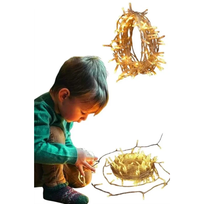  Dış Mekan Led Aydınlatma 10 Metre Gün Işığı Led Işık Pilli