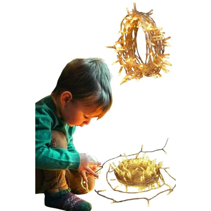 BUĞZ Dış Mekan Led Aydınlatma 10 Metre Gün Işığı Led Işık Pilli - Lisinya