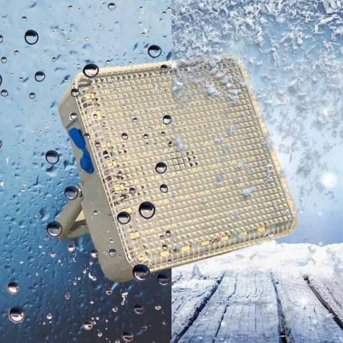  Dış Mekan ve Kamp İçin USB İle Şarj Olan 4 Farklı Işık Modlu Güçlü  Projektör Lamba 200W 3600 Mah