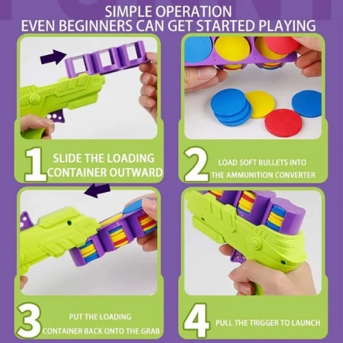 BUĞZ Disk Atan Oyuncak Tabanca