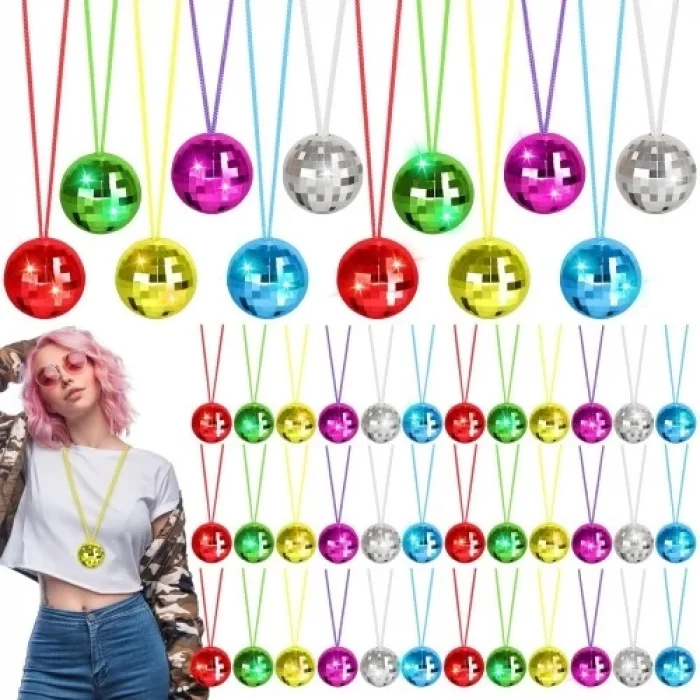  Disko Topu Kolye Seti 6 Adet