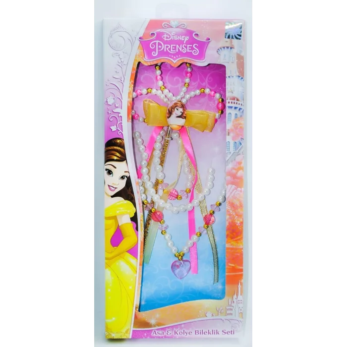  Disney Prenses Belle Asa-Kolye-Bileklik Seti