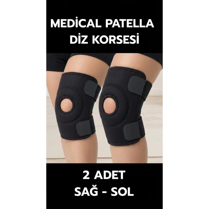 BUĞZ Dizlik Çiftli Patella Destekli Sporcu Çapraz Bantlı Menisküs Ağrısı İçin