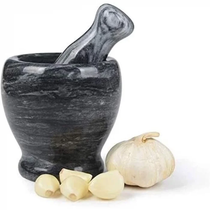 BUĞZ Doğal Cilalı Mermer Havan