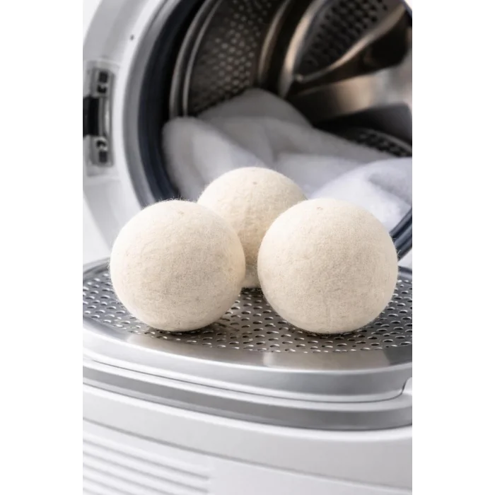BUĞZ Doğal XXL Yün Kurutma Topu (3’lü Set) – Çamaşır Kurutma Makinesi İçin