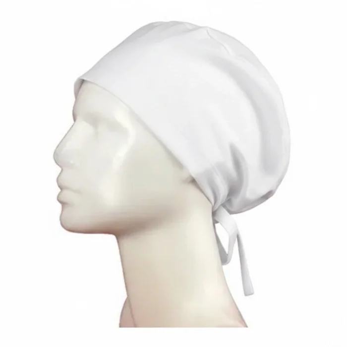 BUĞZ Doktor Hemşire Aşçı Cerrahi Bone Hastane Bonesi - Bandana Beyaz 5 Adet