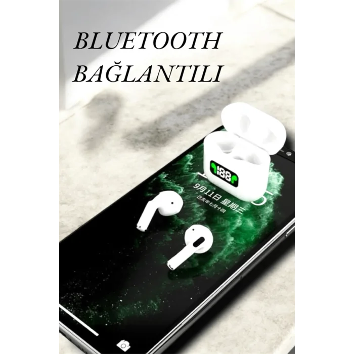  Dokunmatik Kontrol ve LED Göstergeli TWS Bluetooth Kulaklık