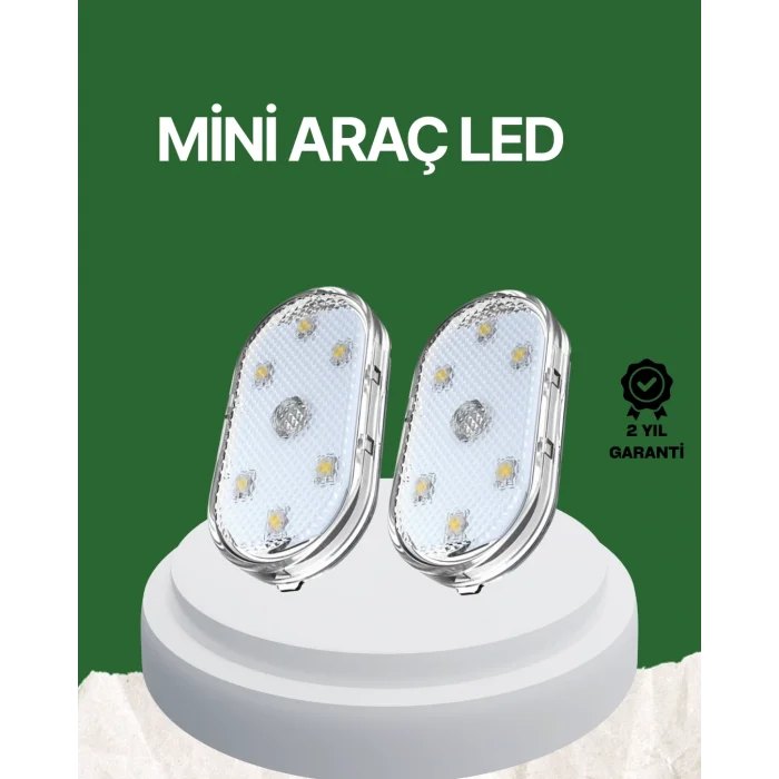  Dokunmatik Sensörlü Şarjlı Araç İçi Ambiyans Aydınlatma