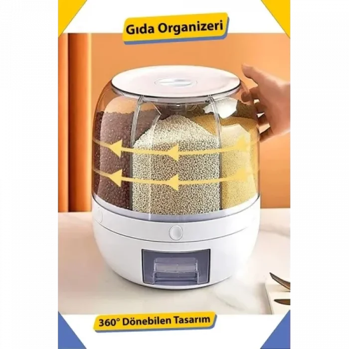 BUĞZ Dönebilen Kuru Gıda Ve Bakliyat Organizeri