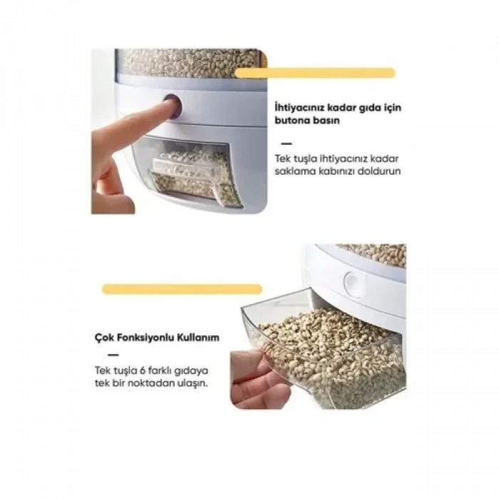 BUĞZ Dönebilen Kuru Gıda Ve Bakliyat Organizeri