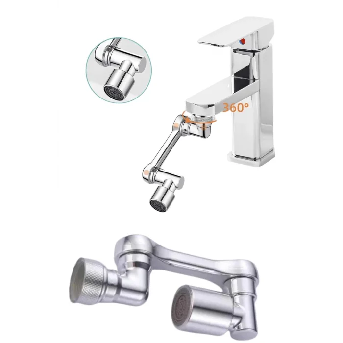  Dönebilen Musluk Başlığı Akrobat Mutfak Banyo Musluk Ucu Başlığı Oynar Başlıklı