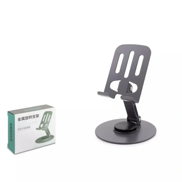 BUĞZ Dönebilir ve Katlanabilir Masaüstü Metal Telefon Tutucu