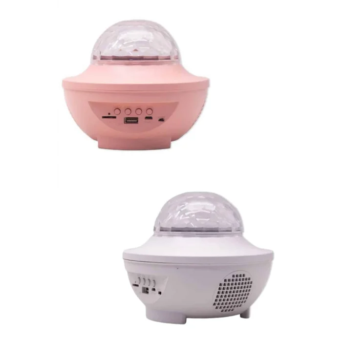 BUĞZ Dönen Işıklı Disko Topu Projektör Müzik Çalarlı Disco Speaker - BUĞZ