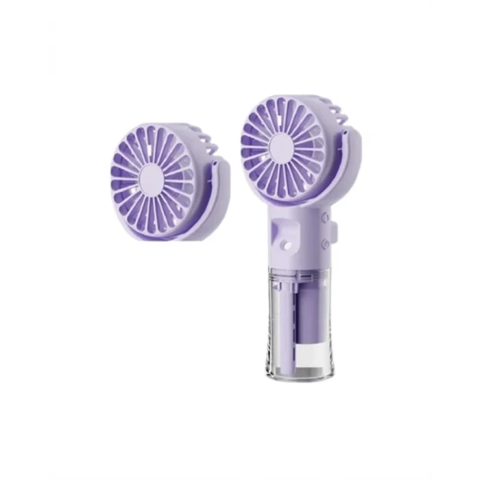  Dönen Su Sisli El Fanı – 4 Kademeli Rüzgar, Şeffaf Su Haznesi, Sessiz Çalışma