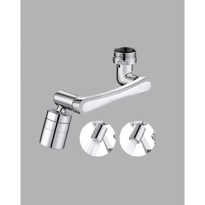 BUĞZ Döner Musluk Başlığı Çok Açılı Robotik Kol Su Tasarruflu