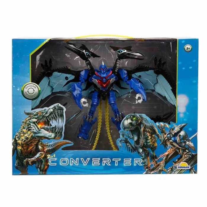 BUĞZ Dönüşebilen Robot Dinozor  - 1 Adet Stokta Olan Gönderilir